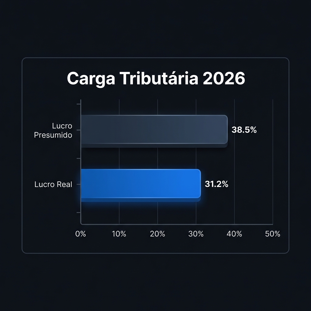 Comparativo Carga Tributária 2026